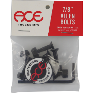 Ace 7/8" Allen Hardware Set Black