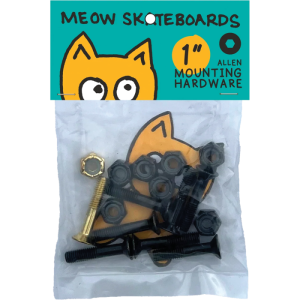 Meow 1" Allen Hardware Set Blk/yel