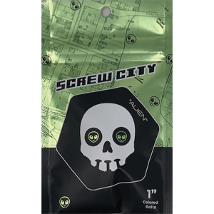 Screw City Hardware Set 1" Alien Green