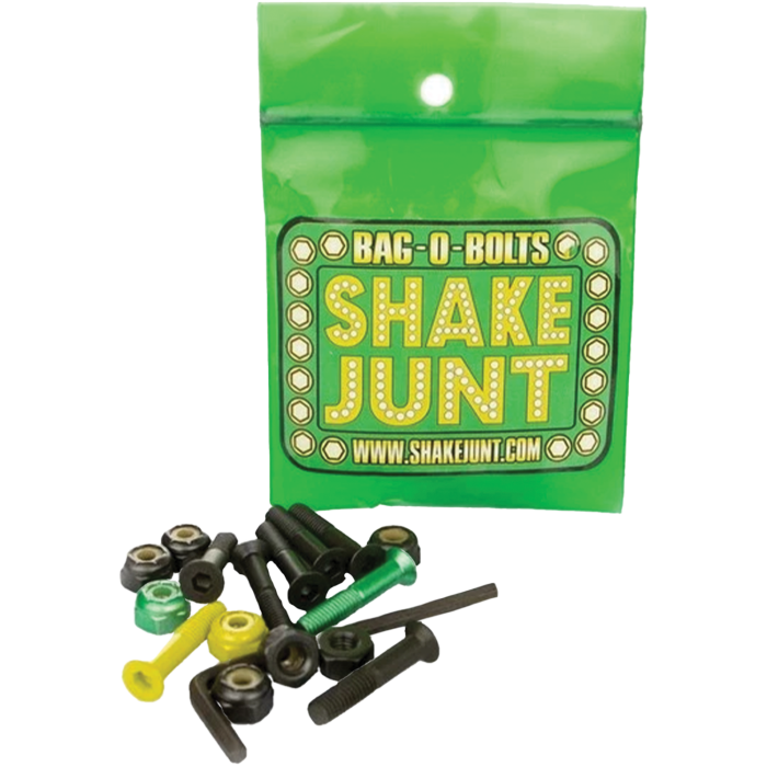 SJ Bag-O-Bolts Blk/grn/yel 7/8"(ALLEN) 1set