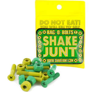 SJ Bag-O-Bolts All Grn & Yel 1" Phillips 1set