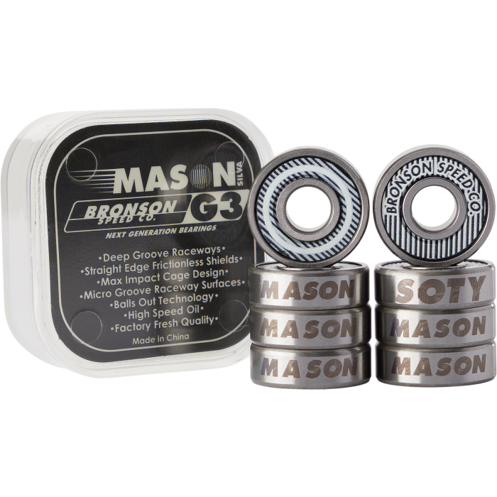 Bronson G3 Mason Silva Bearings Single Set