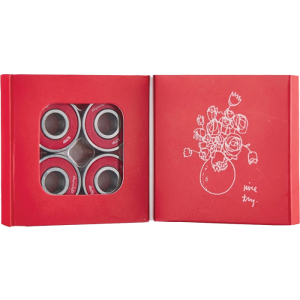 Chocolate Abec-5 Bearings Red/sil