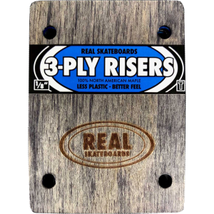 Real Wooden Risers Set 3ply 1/8" Thunder