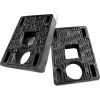 Slappy Big Blocks Risers Set 1/2" Black