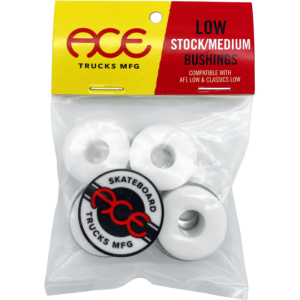 Ace Low Std/stock Bushings Kit 91a/86a White 2pr