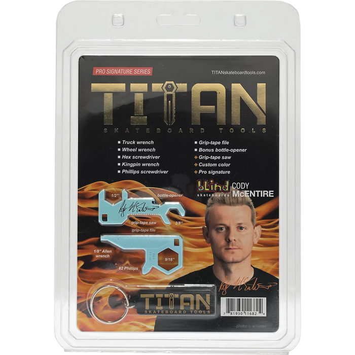 Titan Skate Tool Mcentire Pro Signature Series Blu