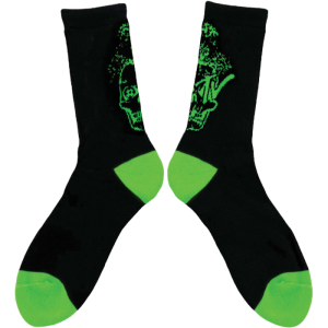 DW Death TV Crew Socks Black