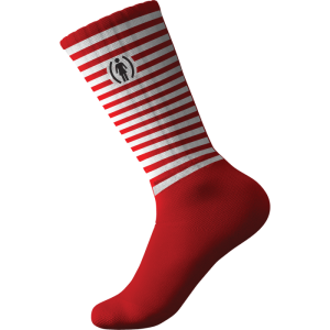 Girl (red) Stripes Crew Socks Red/wht