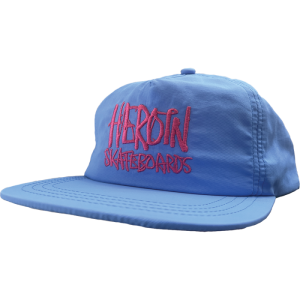 Heroin Script Nylon Hat Adj-Blu/pink