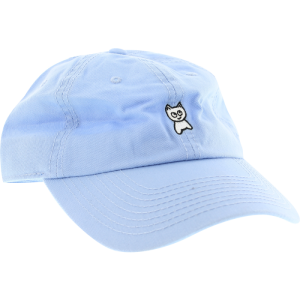 Meow Unstructured Mini Cat Hat Adj-Baby Blue