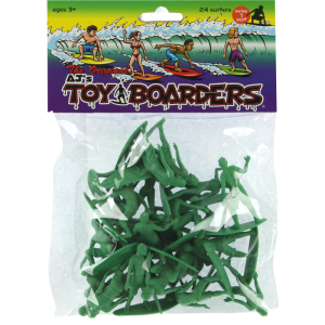 Toy Boarders Surf Series I Figures Green 24pc