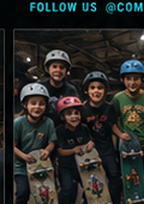 Kids group at Community Skate Club