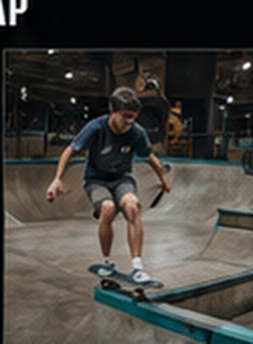 Skate action at a Community Skate Club event