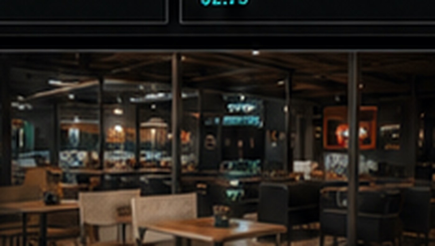 Coffee shop interior at Community Kitchen and Coffee